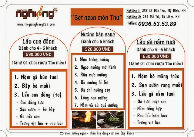 Chương trình tháng 10