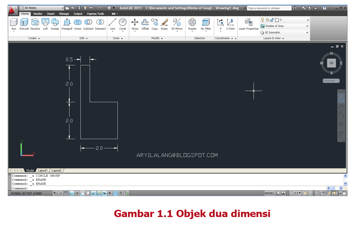 Ary Ilalang CARA MERUBAH OBJEK 2 DIMENSI MENJADI OBJEK 3 DIMENSI