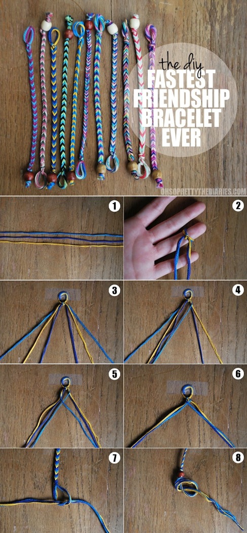 http://www.ohsoprettythediaries.com/2012/05/diy-fastest-friendship-bracelet-ever.html