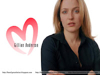 gillian anderson, unbeatable united kingdom citizenship actress in black shirt with open buttons