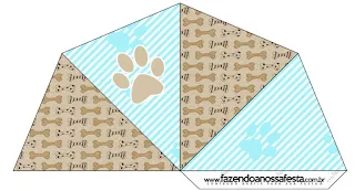 Puppy Footprints: Free Party Printables.