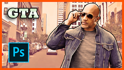 How To Create a GTA 5 Photo in Photoshop - Photoshop Tutorial