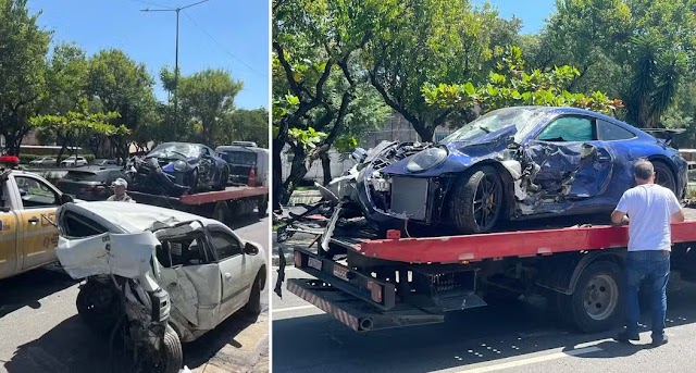 Motorista de Porsche de mais de R$ 1 milhão bate em Renault, mata condutor e foge após acidente em avenida de SP