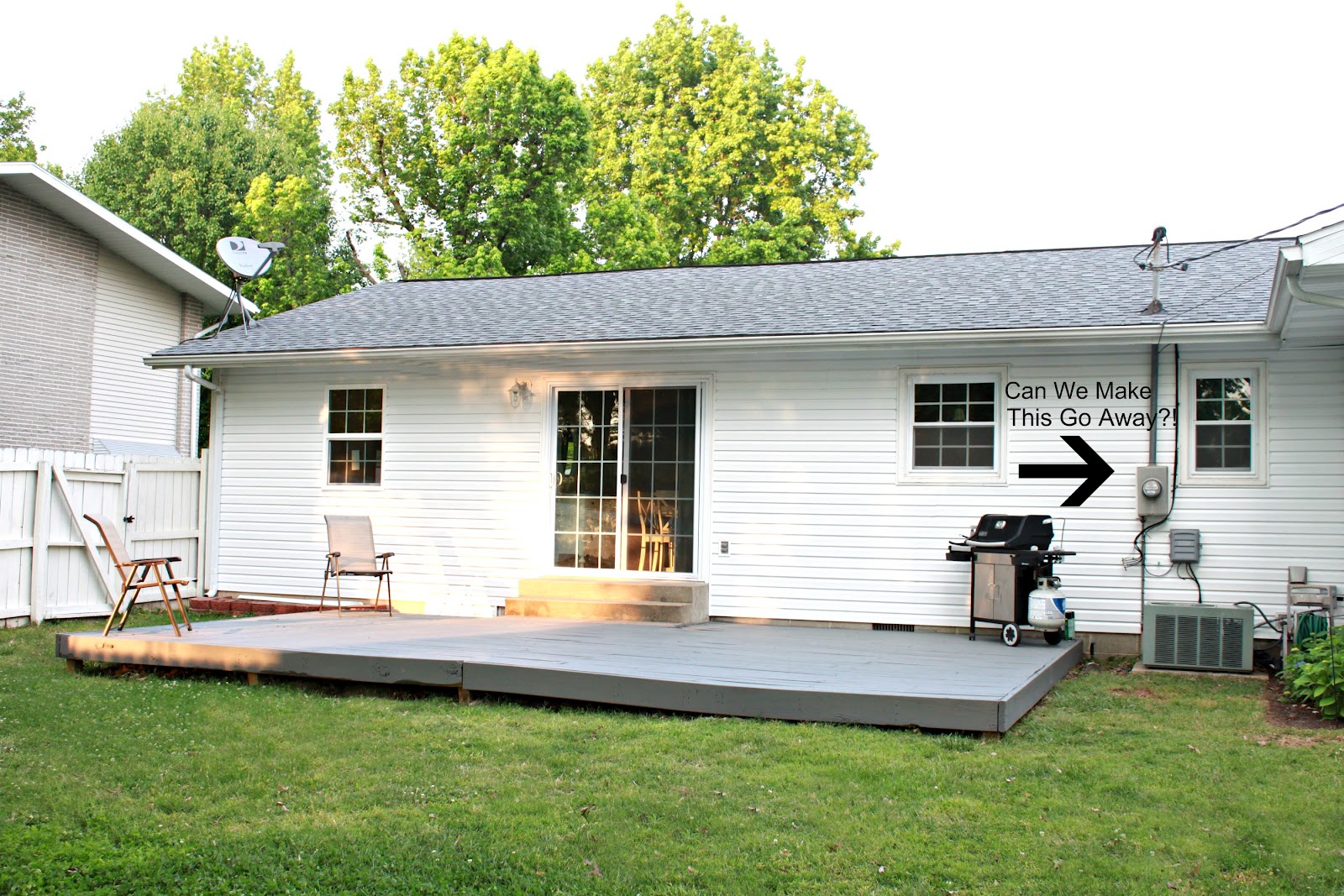 Camouflaging An Eyesore In Our Backyard Love Of Family Home