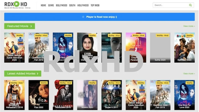 RdxHD Movies Download 2020: RdxHD.Com Download Bollywood, Hollywood Movies In HD Quality