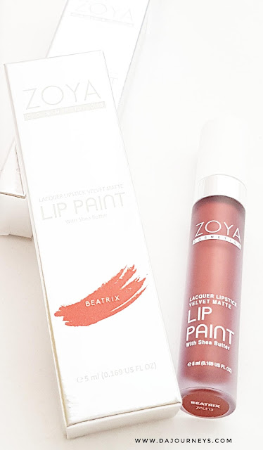 ZOYA Cosmetics New Limited Lip Paint – Metallic Series