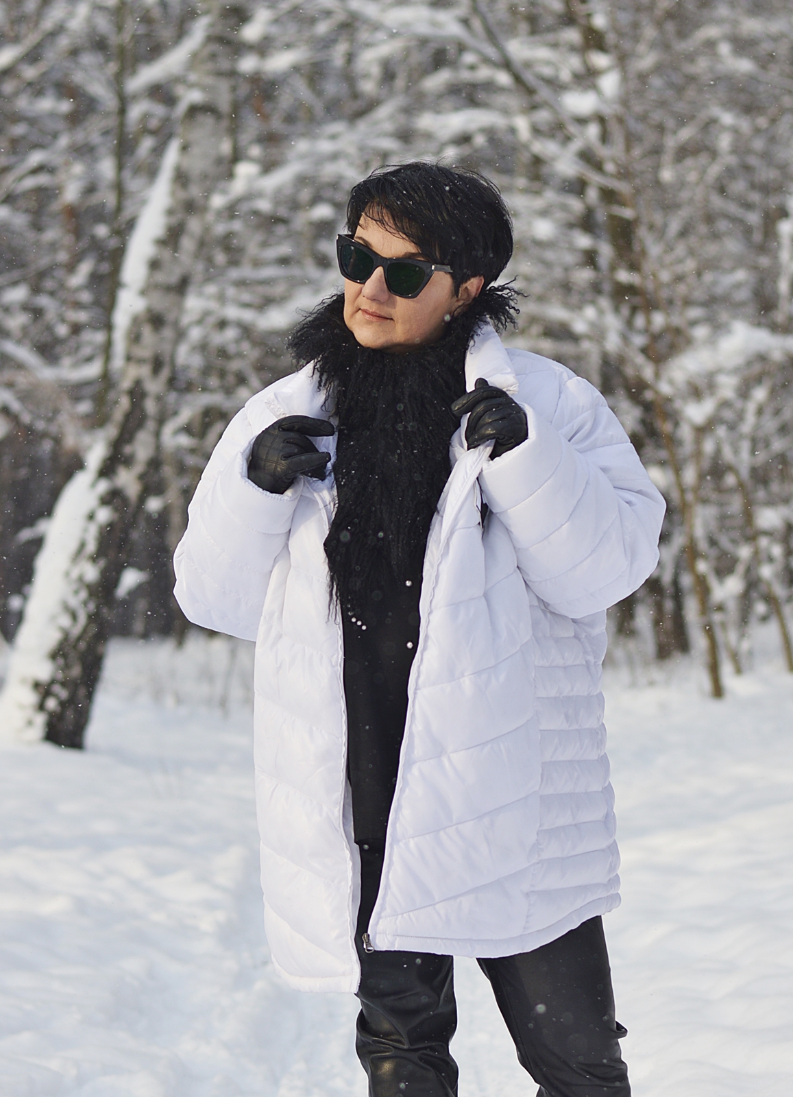 Oversize winter jacket