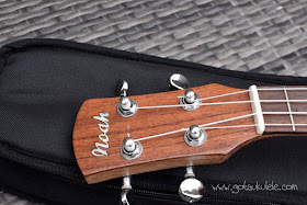 Noah Mahogany Soprano Ukulele headstock