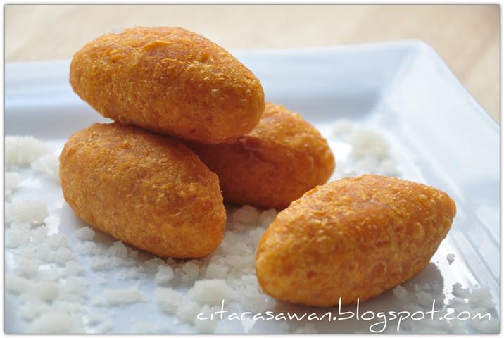 Kuih Keria / Malaysian Sweet Potato Donut ~ Blog Kakwan