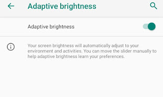 Adaptive brightness