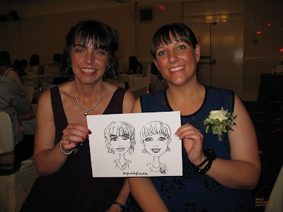 Ingrid Sylvestre entertainment wedding caricaturist parties corporate events proms North Yorkshire Teesside County Durham wedding caricatures Newcastle Sunderland Northumberland North East UK