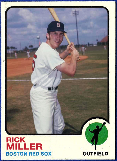Rick Miller Autographed 1972 Topps Rookie Card #741 Boston Red Sox SKU  #204258 - Mill Creek Sports