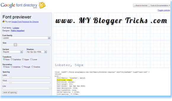 google-font-previewer