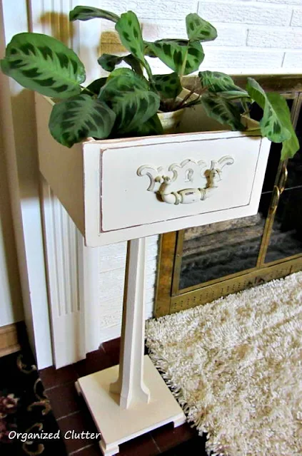 Photo of a pedestal drawer planter