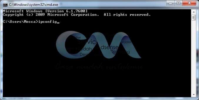 Cara mengetahui ip address pada komputer