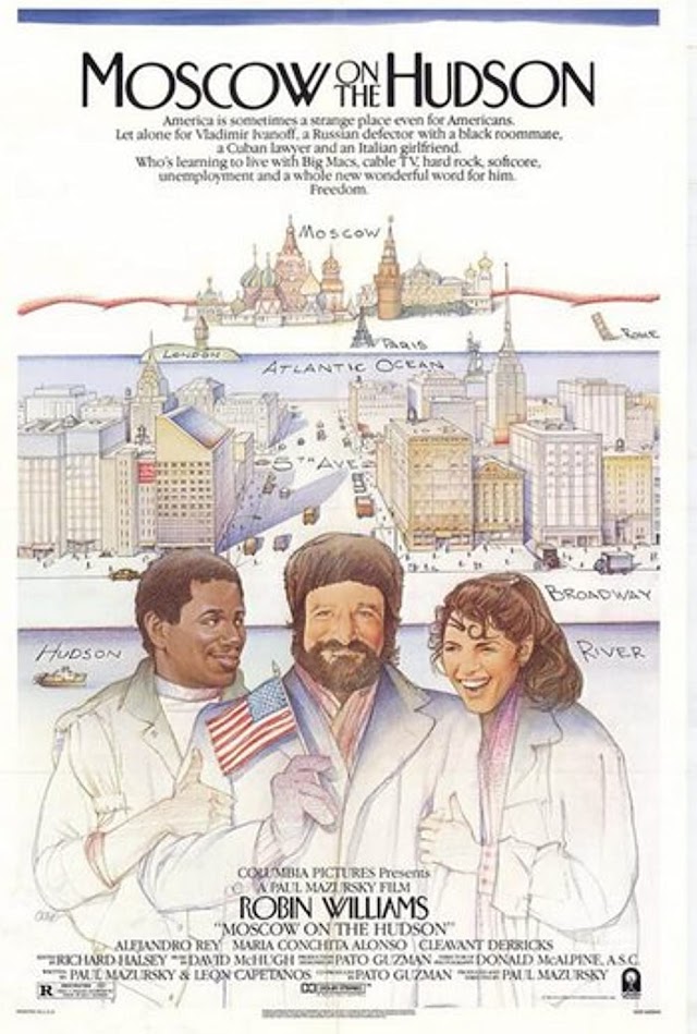 Departe de Moscova (Film comedie romantică 1984) Moscow on the Hudson Trailer și detalii