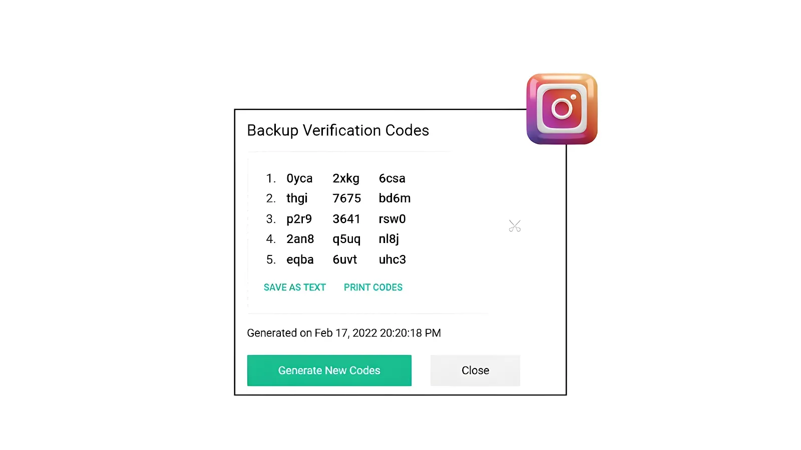 كيفية إنشاء رموز احتياطية جديدة على تطبيق Instagram؟