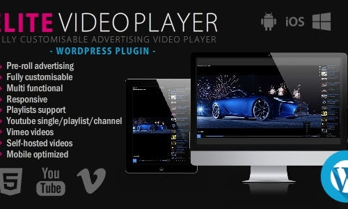 Elite Video Player v6.5.8 – WordPress plugin