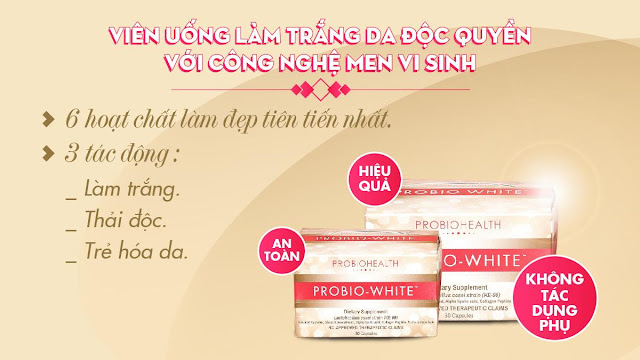 Thuốc uống trắng da Probio White