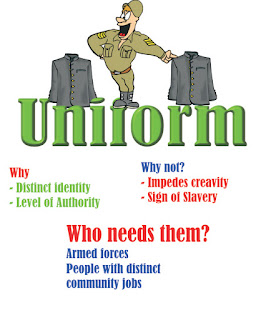 Many organisations and companies ask their staff to wear a uniform