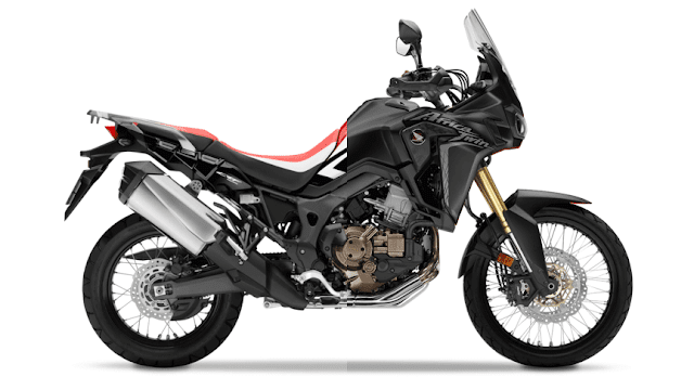 two colours of Honda Africa Twin