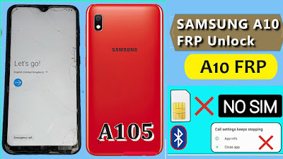 Samsung A10 FRP Bypass Android 10 Without SIM Card - A10 Google lock NO SIM App Not installed