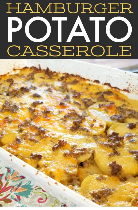 Hamburger Potato Casserole