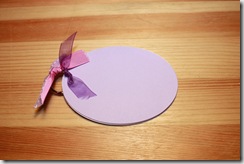 Tiny Album Oval Lilac