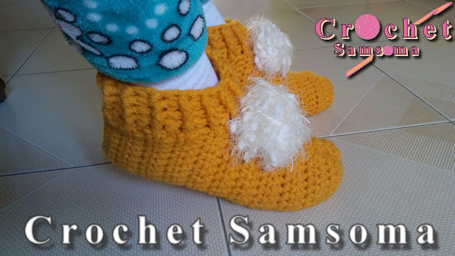 كروشيه هاف بوت نسائي . كروشيه سليبر باسهل طريقة  . crochet slippers for women . crochet Bootie Easy For Beginners any size . كروشيه لكلوك .  كروشيه سليبر شتوي لأي مقاس  . كروشيه حذاء شتوي  للمبتدئات .   crochet Booties of the women any size