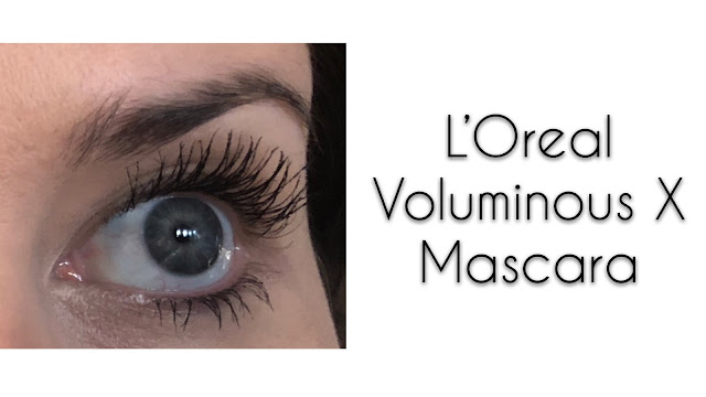 L'Oreal Voluminous X Mascara - Real Life Application - Blackest Black www.HauteHaas.com