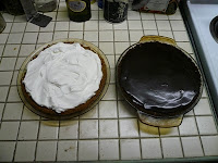  March: Chocolate-Peanut Butter Pie and Joe's Stone Crab Key Lime Pie