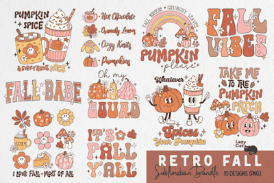 Retro Fall SVG