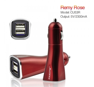 PAKITE Dual USB Car Charger 2300mah CU53B