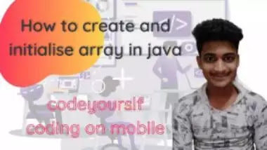 How to create and initialise array in java | codeYourslf