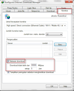 Setting Idm supaya lebih kencang