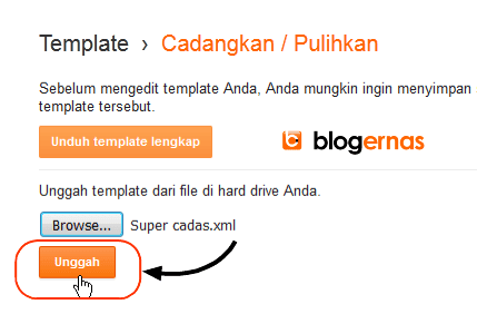 Cara Ganti Template Blog dari Hasil Download