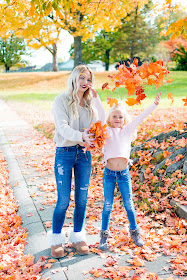 sweater fall fashion mom and me uggs fur lace up photography