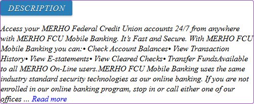 merho federal credit union