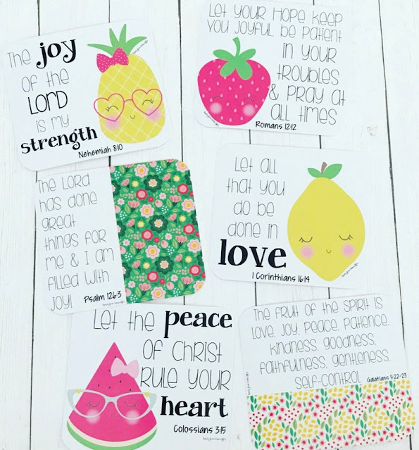 Fruit of the Spirit Scripture Cards