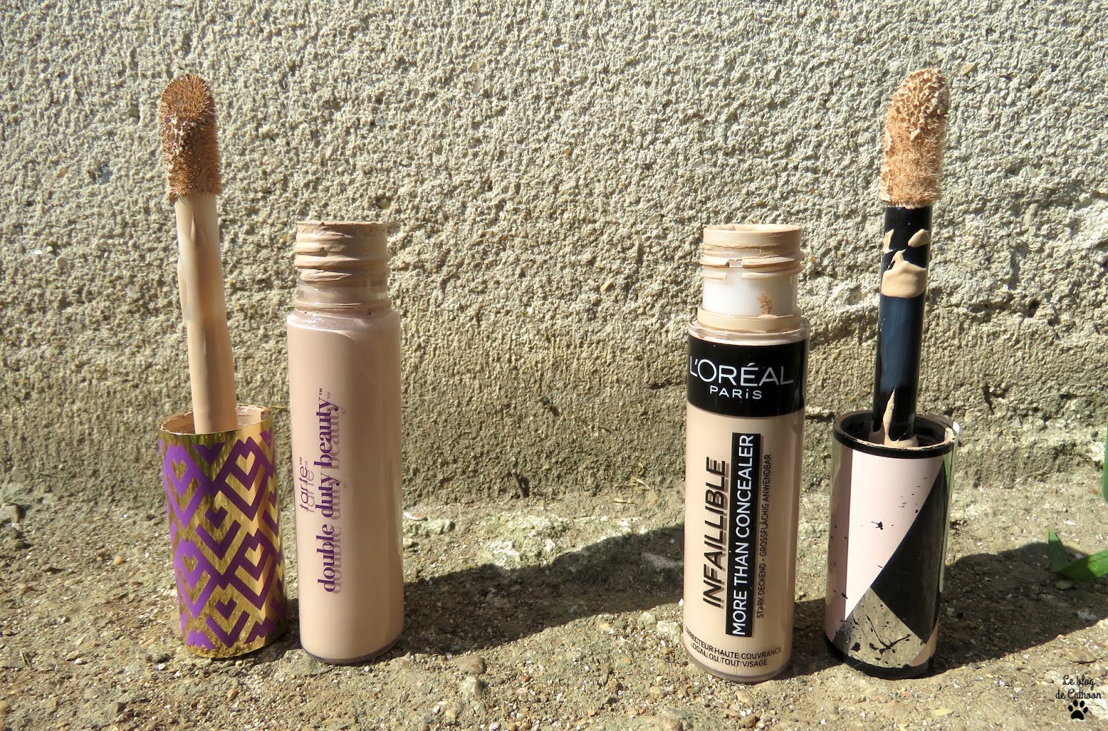 Correcteur Shape Tape de Tarte & Correcteur Infaillible de L'Oréal