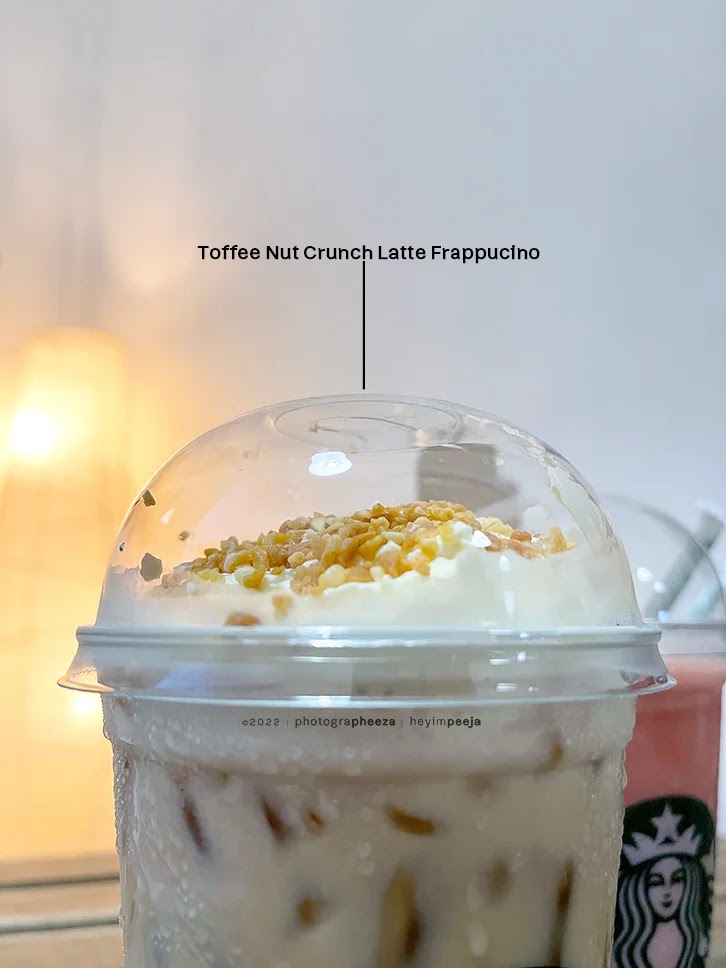 Starbucks Toffee Nut Crunch Latte Frappucino
