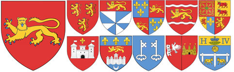 Heraldie Blasons Et Logos Des Regions L Aquitaine