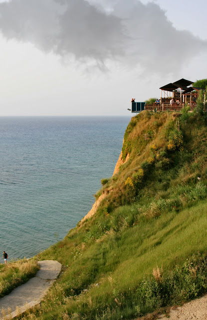 Tavern "Panorama". Greece. Corfu. Peroulades. Таверна "Панорама". Греция. Корфу. Перуладес.