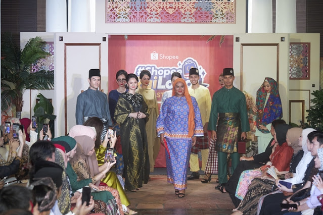 #ShopeeRaiLokal Raya Stail Fashion Show, Kek Lapis, Burnt Orange, Tarakucha Retro, Raya 202, Shopee, Fashion, Shopee Raya