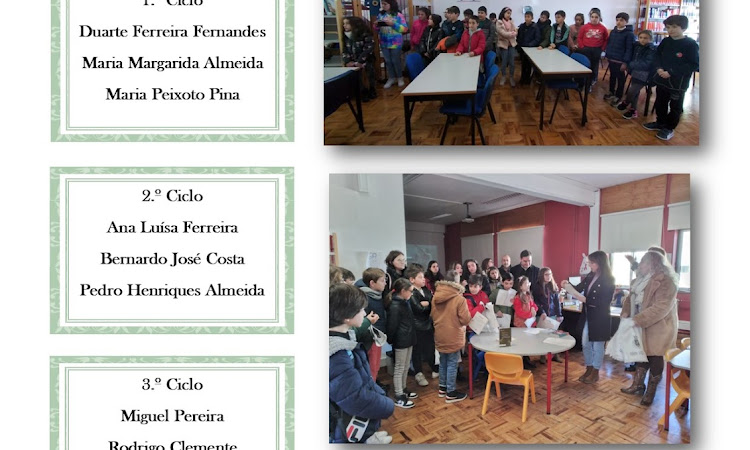 Concurso de Leitura- Fase Escolar - Alunos Apurados