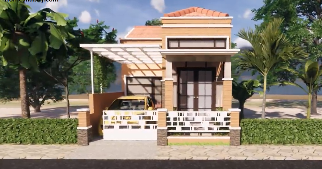 Desain dan Denah  Rumah  Minimalis Ukuran 5 x 10 M 2  Lantai  