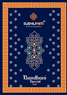 Bandhni Special vol 13 Cotton Dress material Collection in Wholesaler