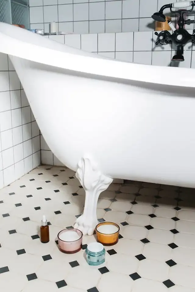 Carreau ciment salle de bain