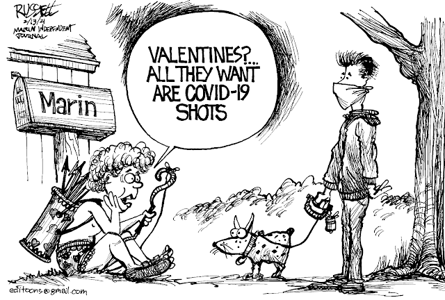 Cupid: Valentines?... All they want are Covid-19 shots