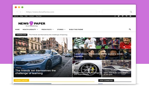 Newspaper 9  Responsive Premium Blogger Template